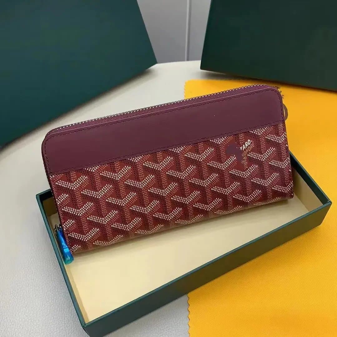 Goyard Zip Wallet Saint Louis Pattern — 040