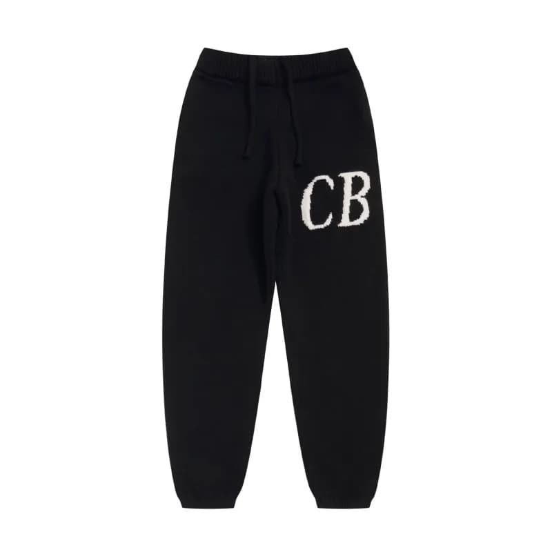 Corteiz CB Logo Sweater White CB Logo — C638 black