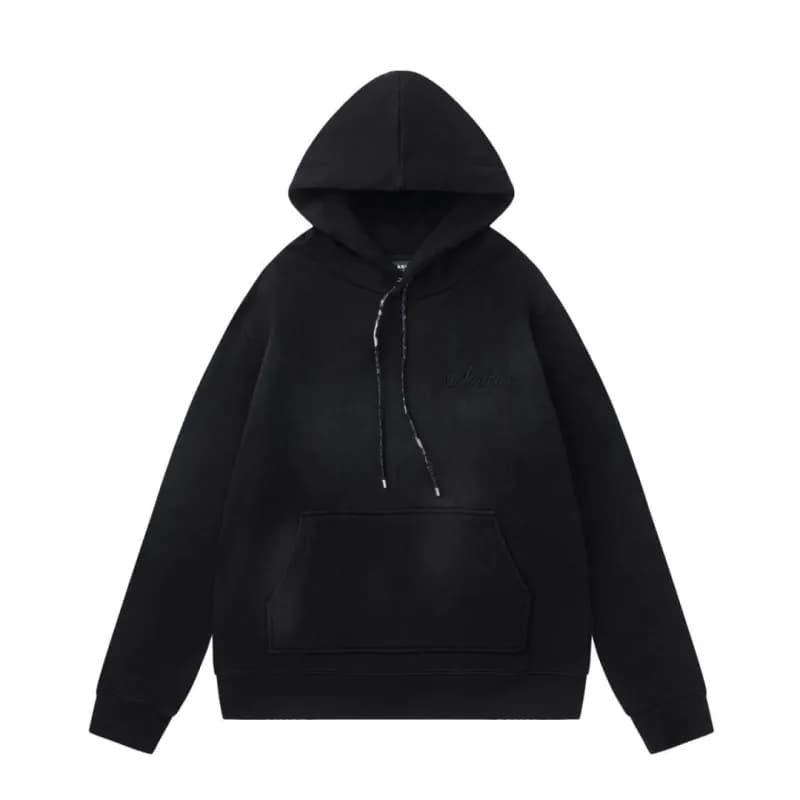 Amiri Crewneck Sweatshirt Embroidered Logo — 7202黑