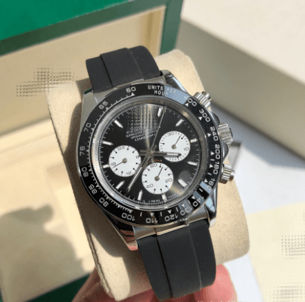 Rolex Daytona Chronograph Ceramic Bezel — 黑陶迪胶带