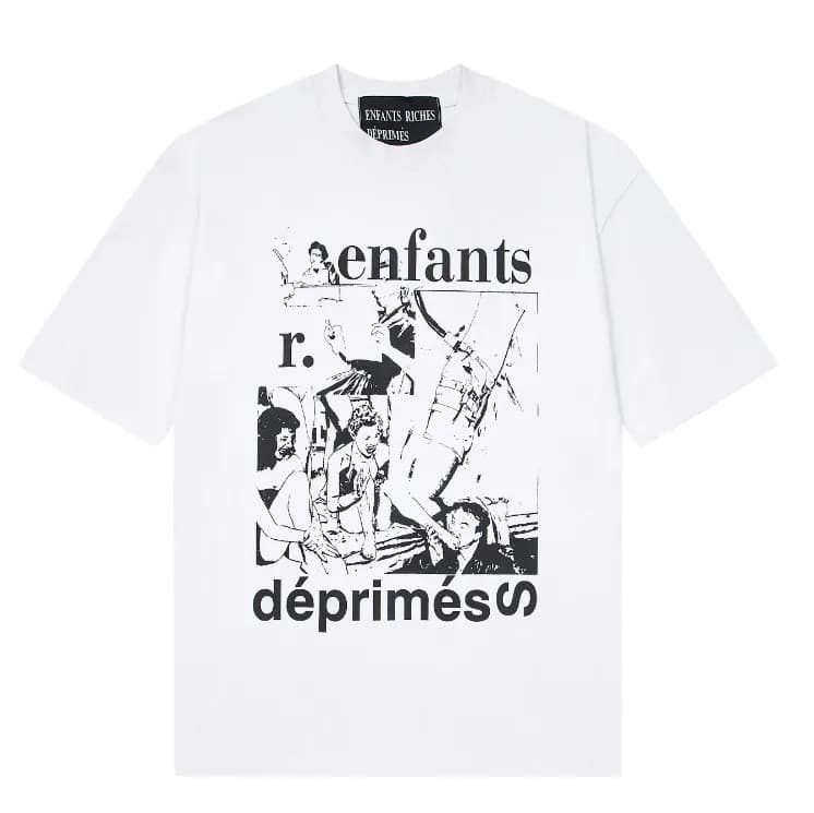 Anti Social Social Club Graphic Tee Enfants Riches Déprimés Print — ER141