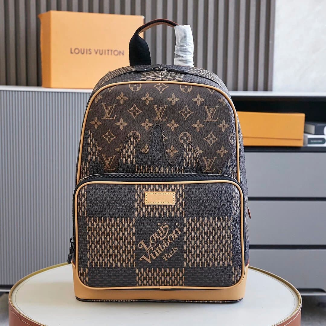 Louis Vuitton Backpack Monogram and Damier Patchwork