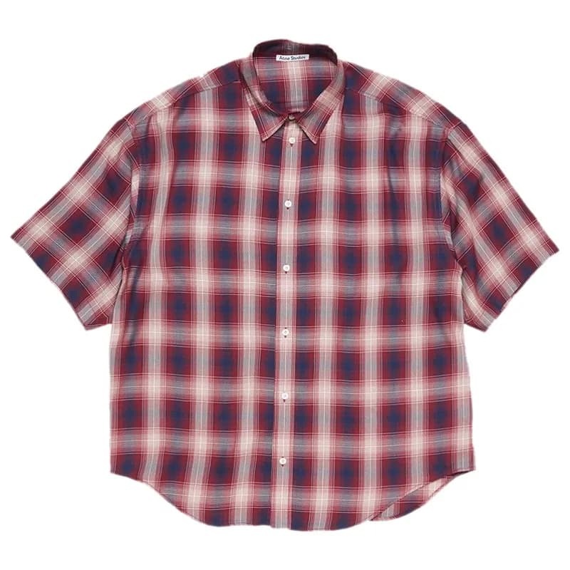 Acne Studios Short-Sleeve Shirt Plaid