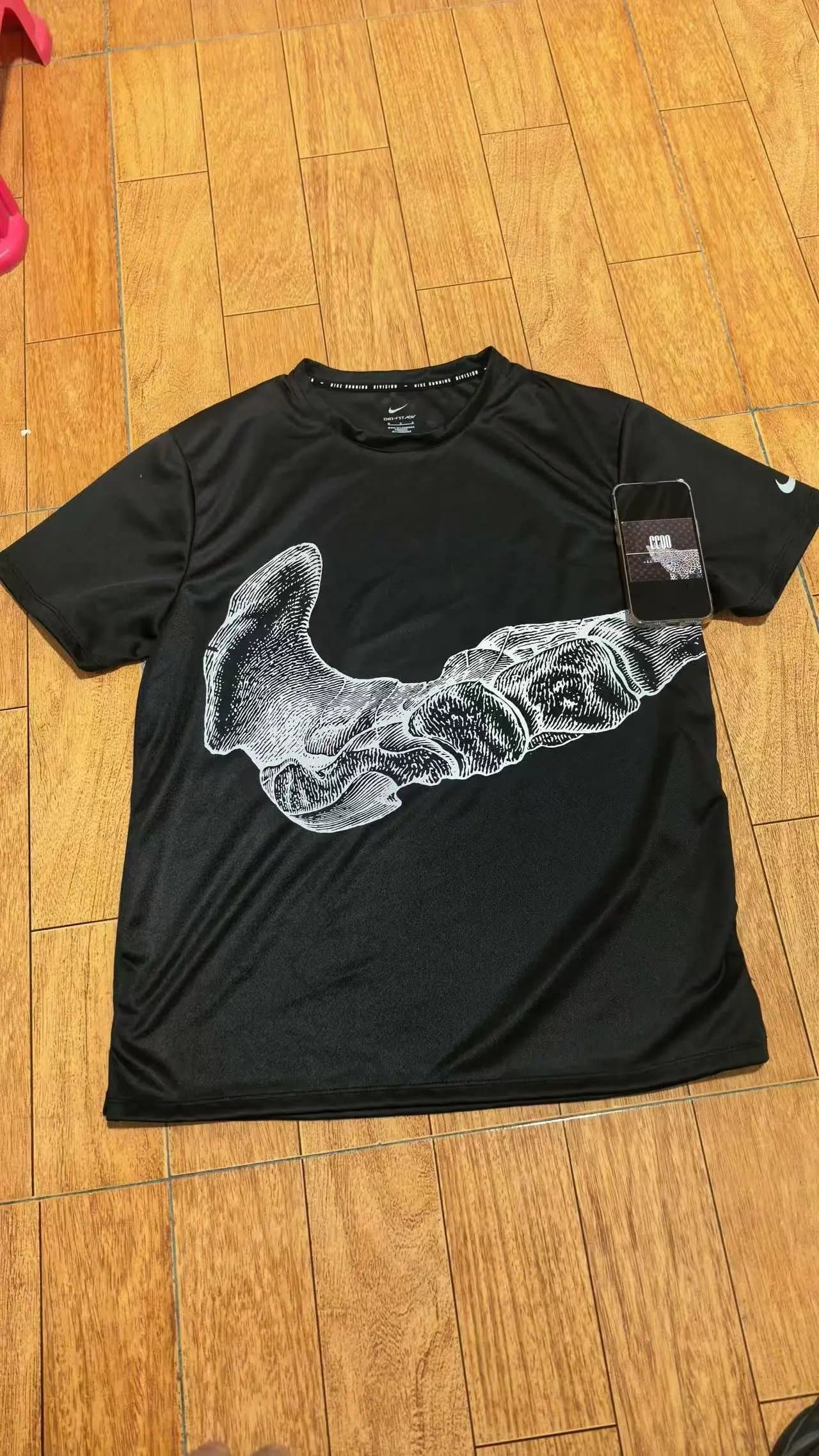 Nike Dri-FIT Running Tee Corteiz Bone Print