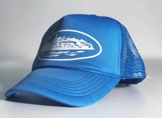Corteiz Bucket Hat Embroidered Logo — Classical Blue