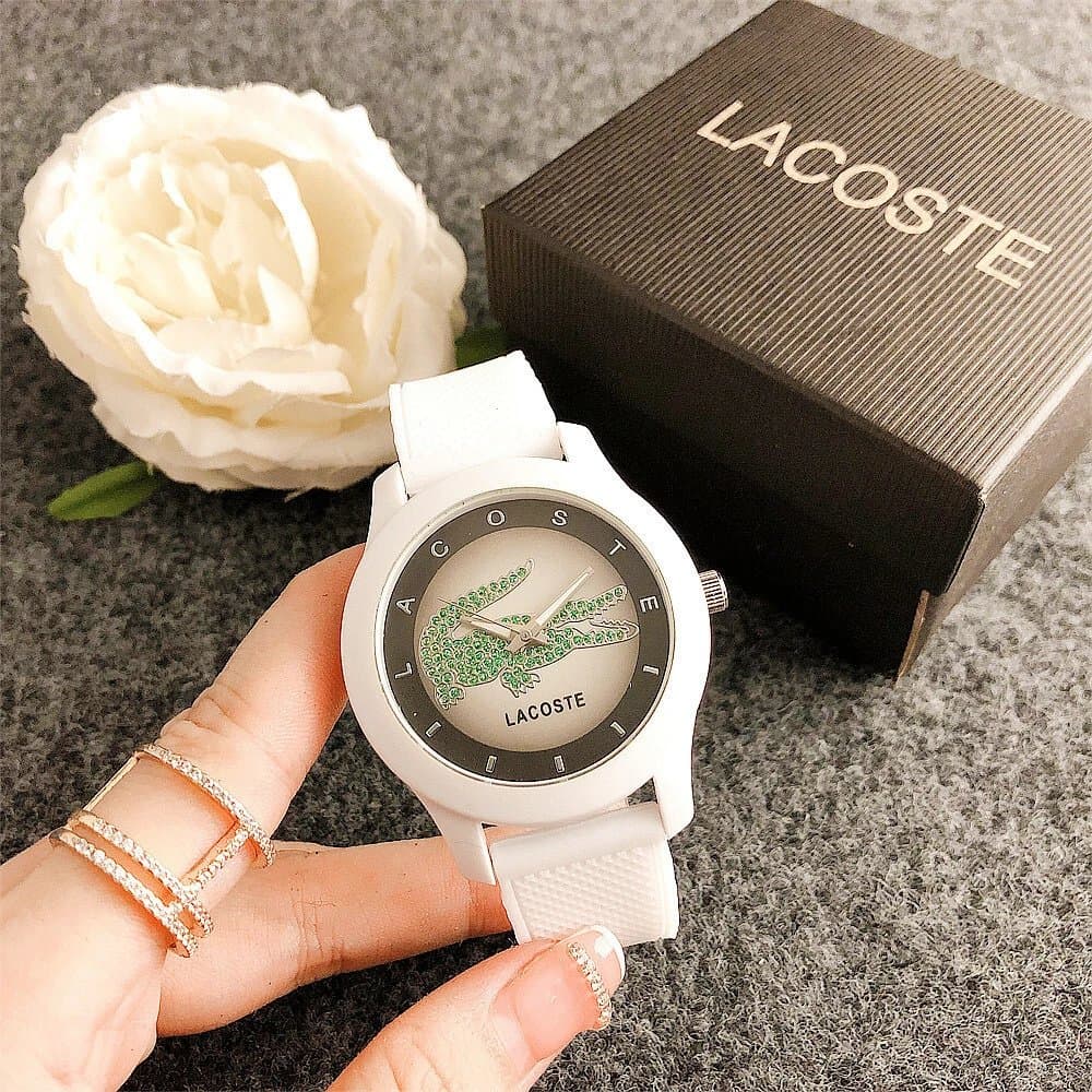 Lacoste Watch Green Crocodile Dial