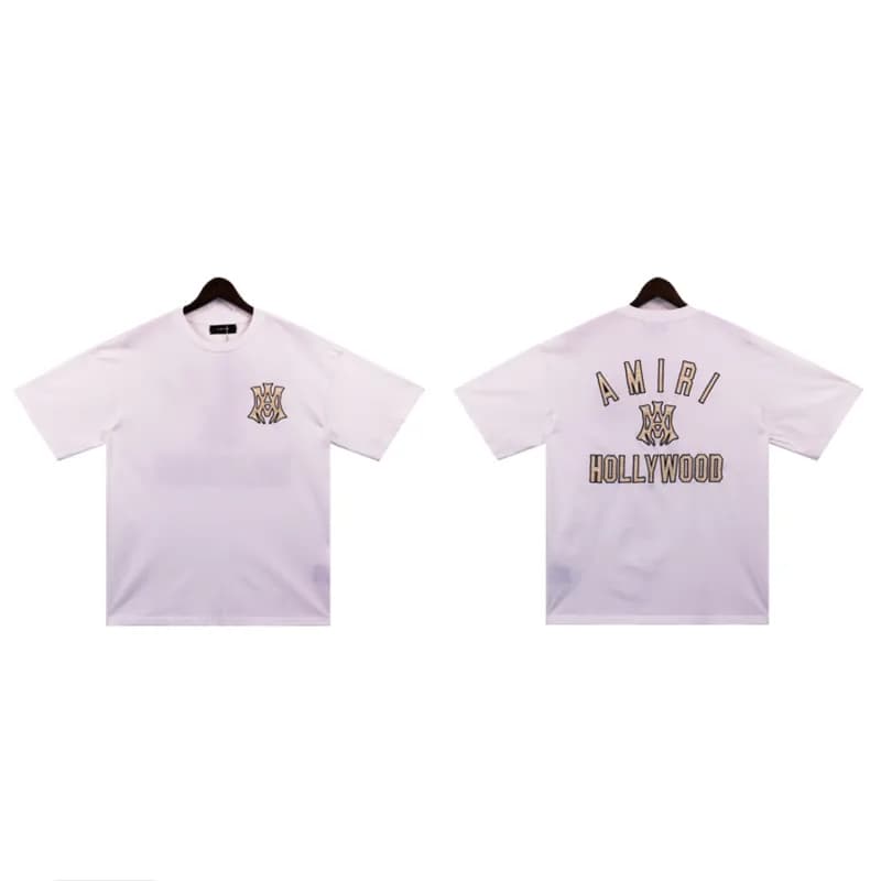 Amiri Graphic Tee Hollywood Logo