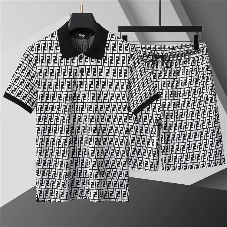 Fendi FF Logo Set Monogram Print