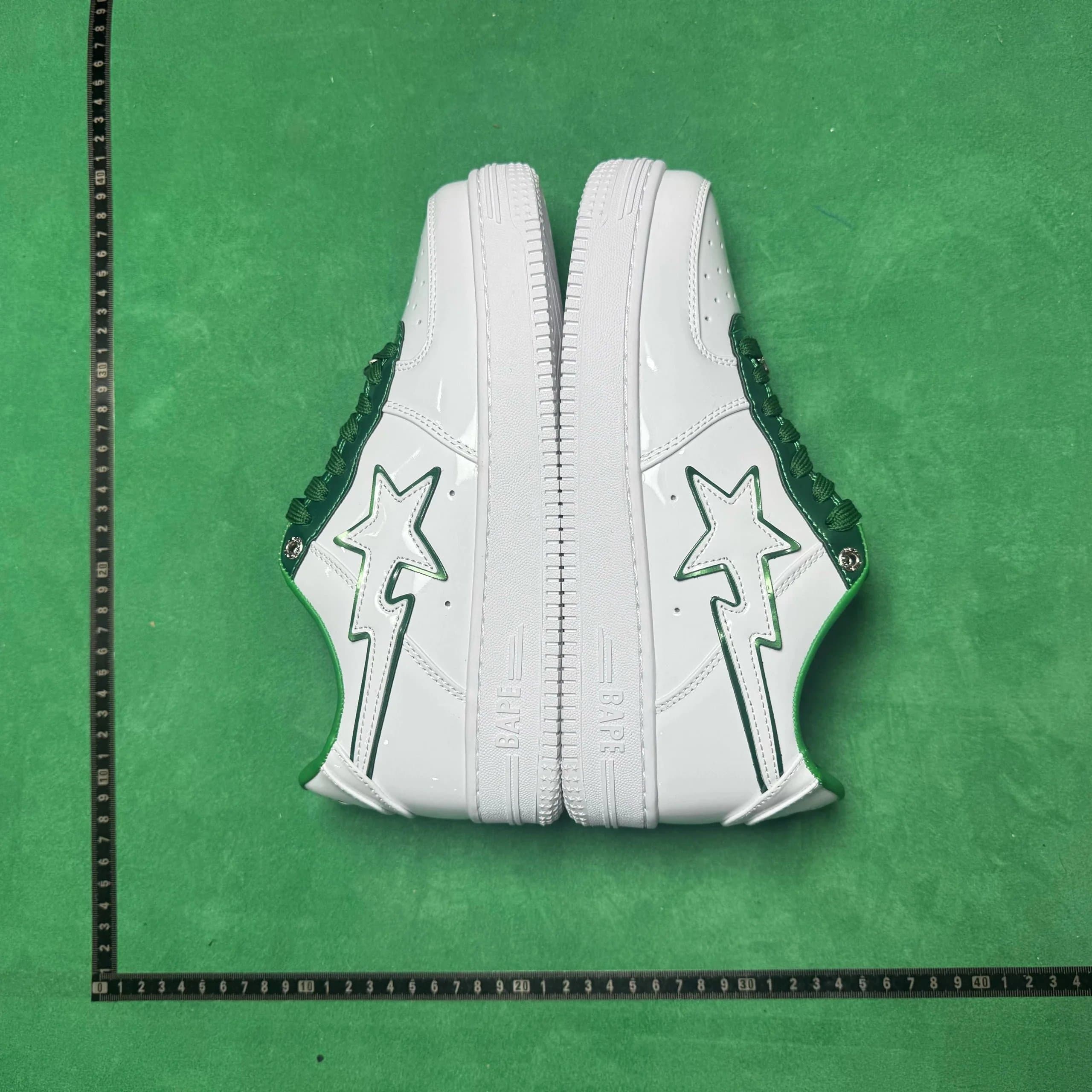 BAPE Star Low White Grey — 15号白绿291 017