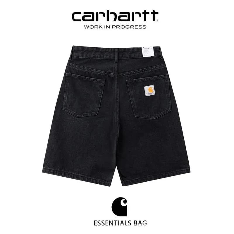Carhartt Logo T-Shirt Embroidered Logo — 305#黑色