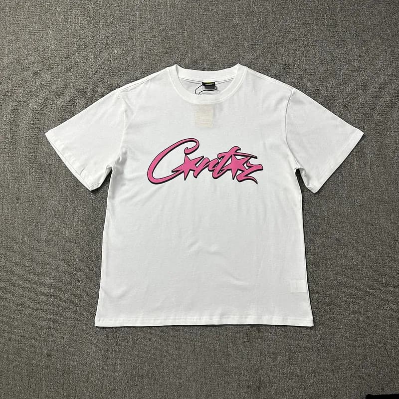 Graphic Tee Corteiz Script Logo — Style 4