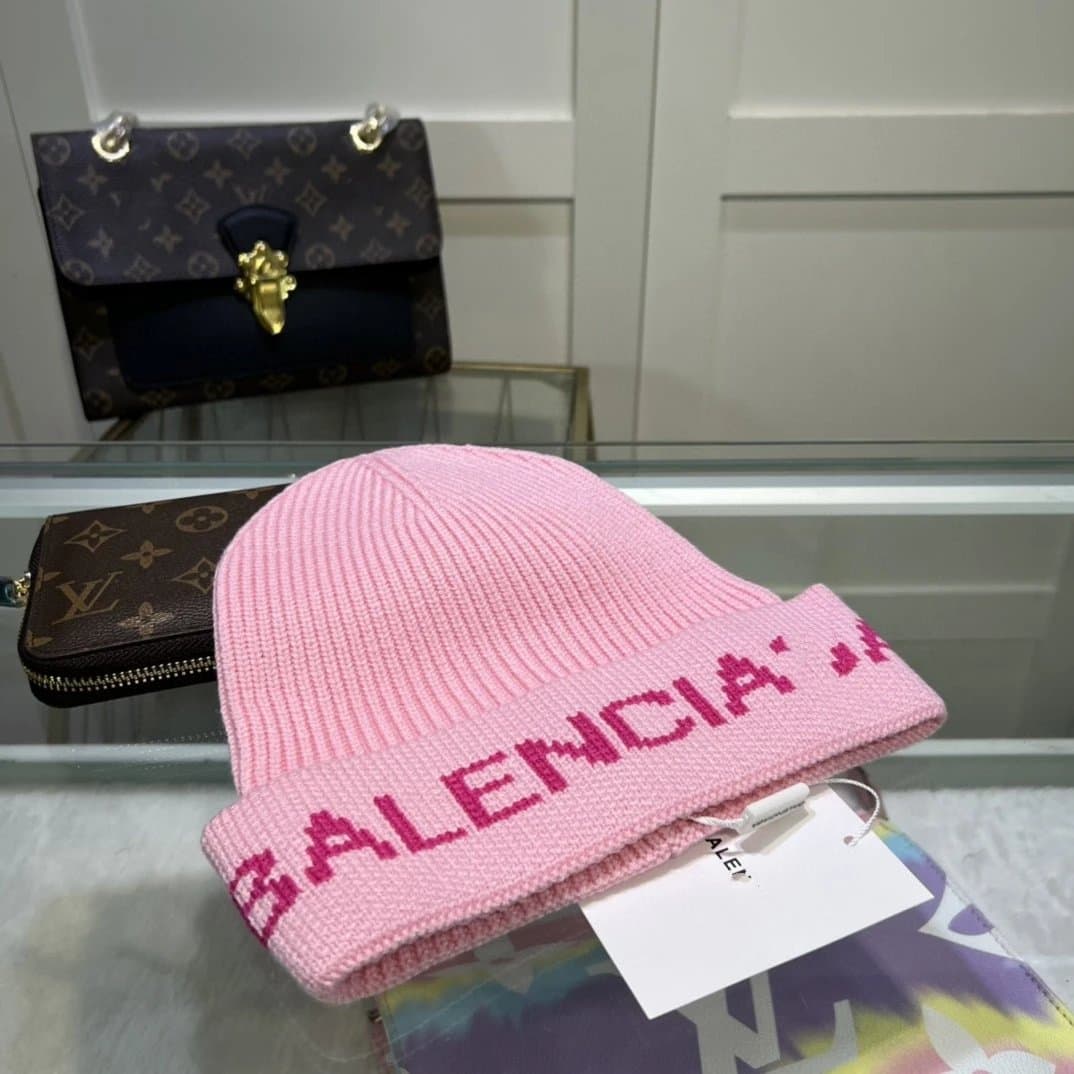 Knit Beanie Balenciaga Logo