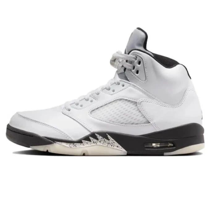 Air Jordan 5 White Black