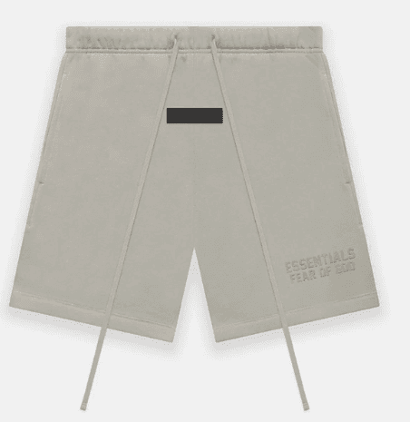 Fear of God Essentials Drawstring Shorts Essentials Logo — 烟灰色（毛圈）