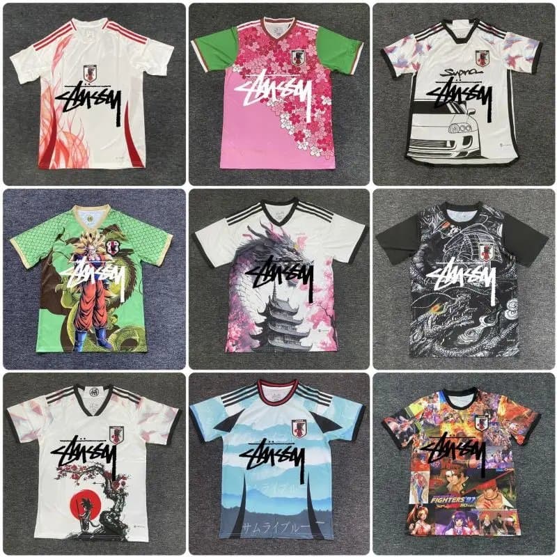 Stüssy Japan National Team Jersey Stussy x JFA Collaboration