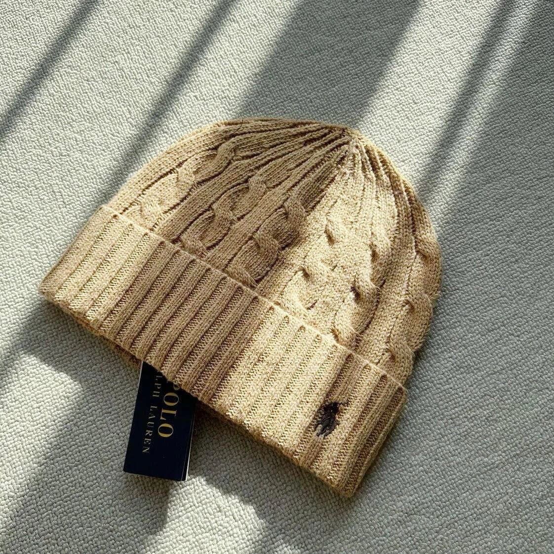 Polo Ralph Lauren Cable Knit Scarf Classic Cable — A3卡其
