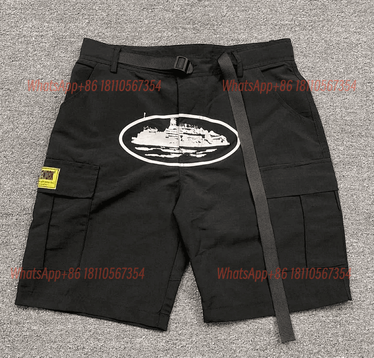 Fear of God Essentials Logo Shorts Black — Corteiz-黑色3