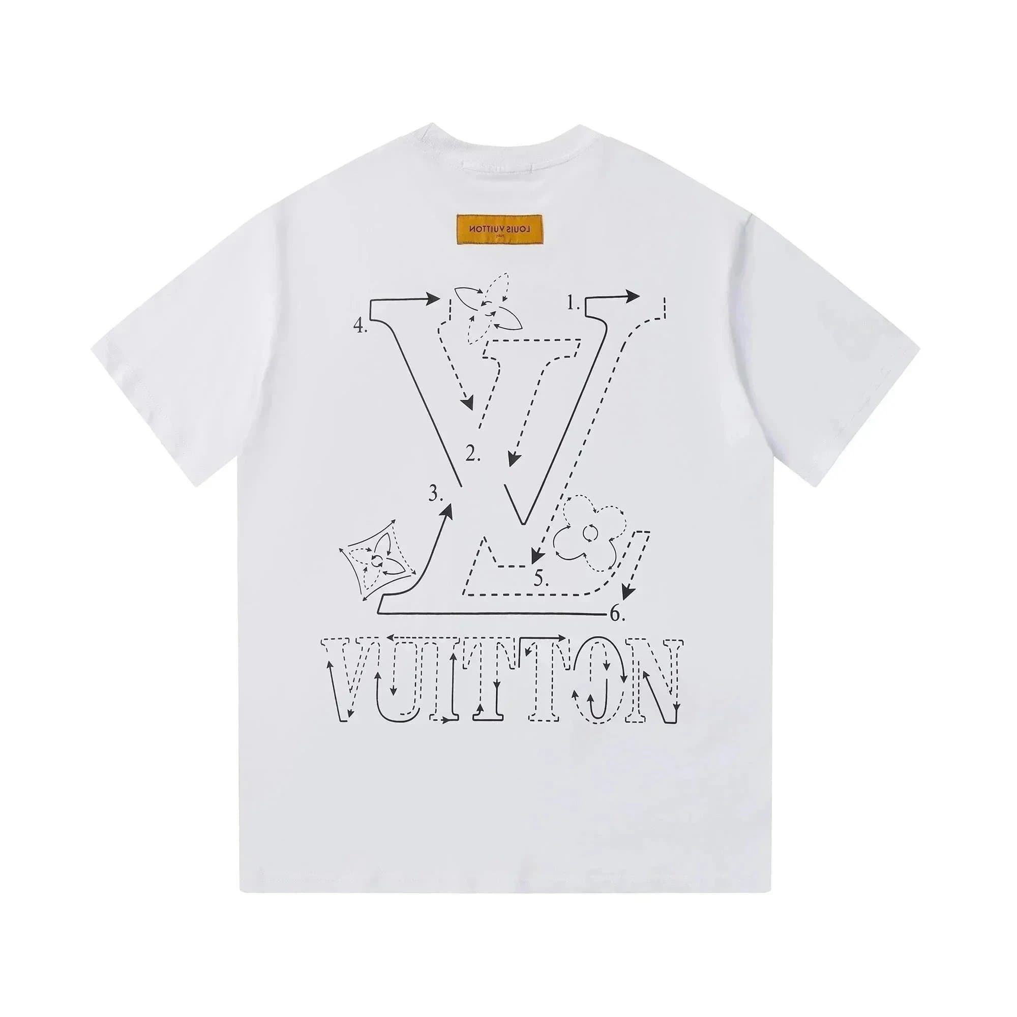Louis Vuitton T-Shirt Script Logo — 010101008