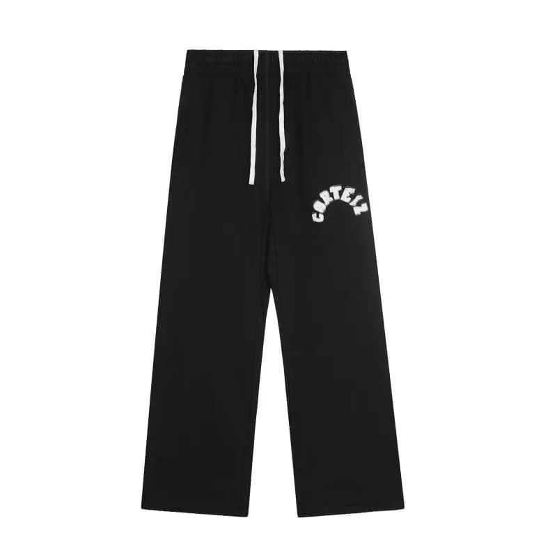 Corteiz Track Pants Embroidered Logo — 666黑色