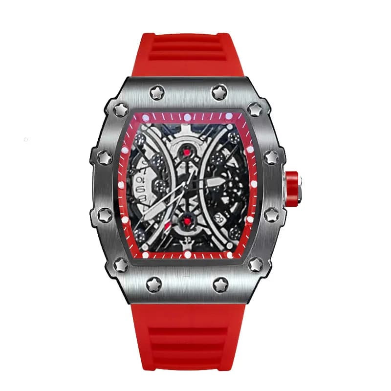 Richard Mille RM 011 Sapphire Dial with Blue Rubber Strap — Scarlet