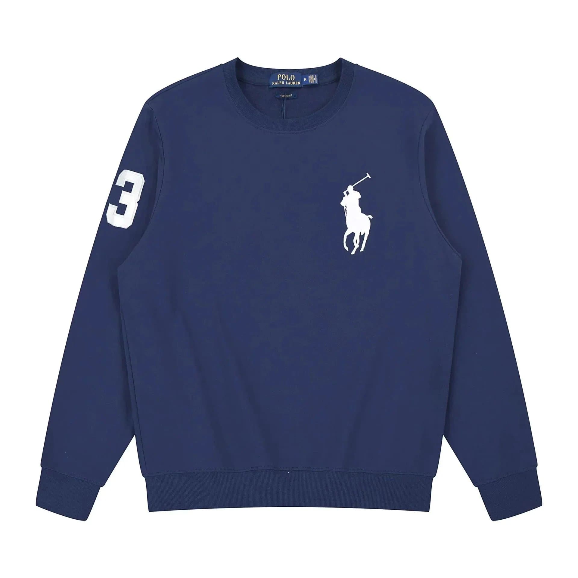 Polo Ralph Lauren Crewneck Sweatshirt Heather Grey — ALBB-14