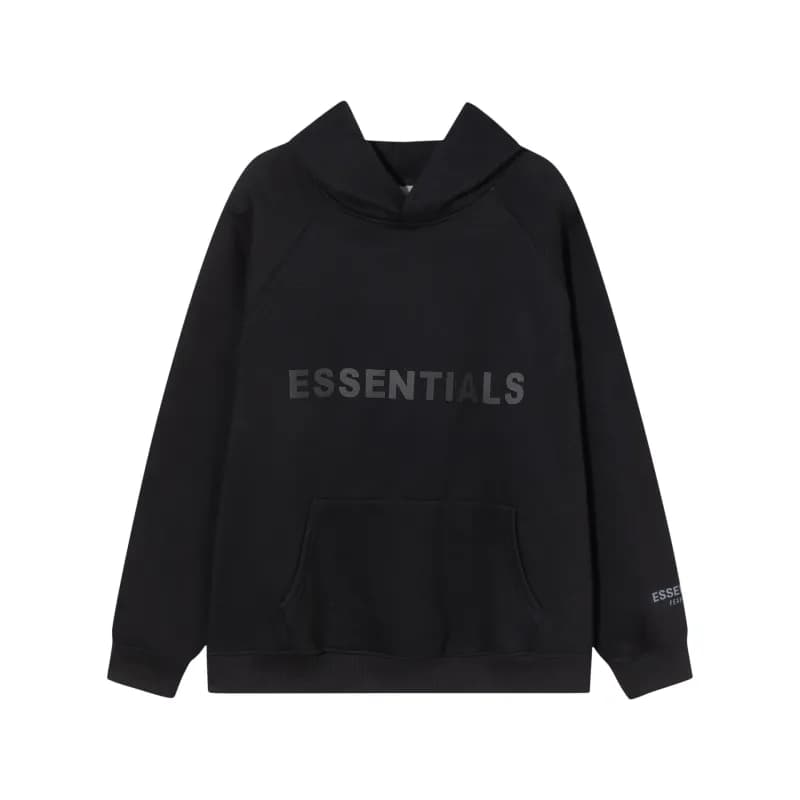 Fear of God Essentials Hoodie Arch Logo — 907 black
