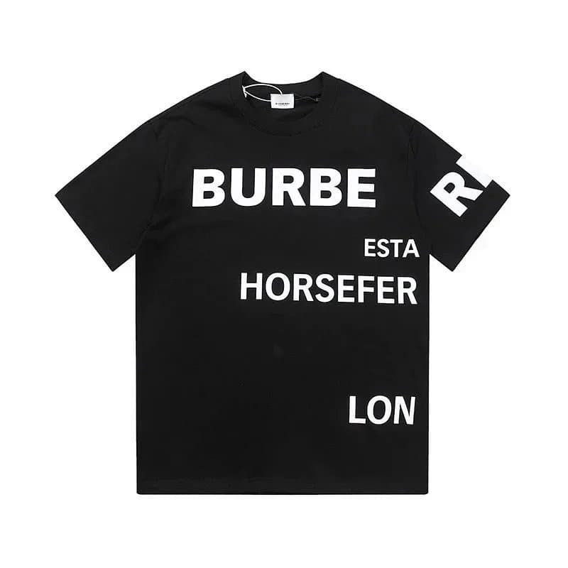 Burberry Equestrian Knight Tee Logo Print — 32