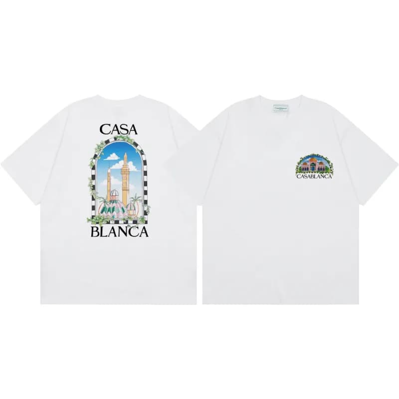 Casablanca Graphic T-Shirt Casa Blanca Arch Print