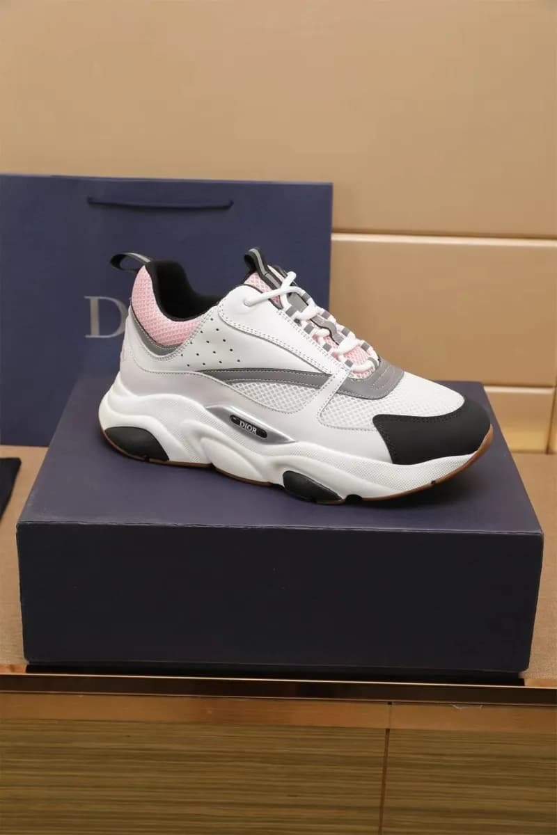 Dior B22 Sneaker White Pink Black