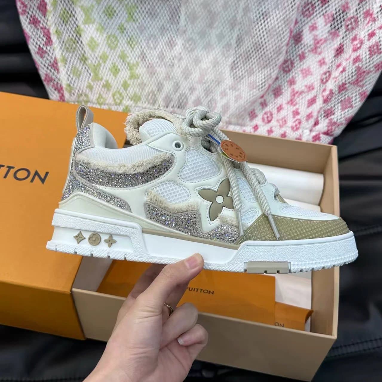Louis Vuitton LV Trainer Monogram Mesh — P21