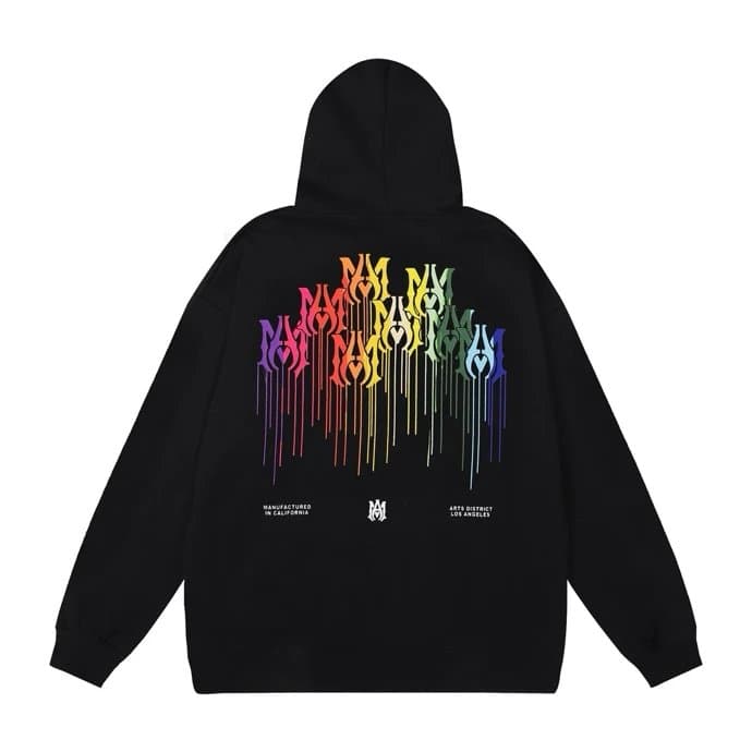 Amiri Hooded Sweatshirt Gradient Logo — 010311015-1