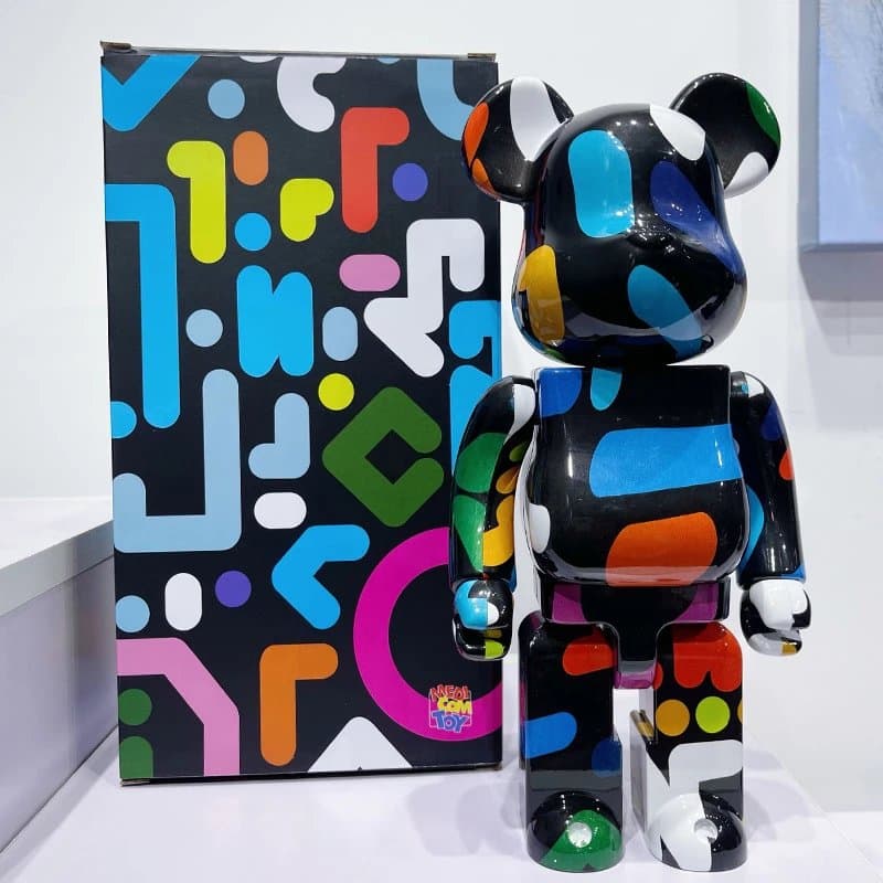 Be@rbrick × KAWS Bearbrick Chrome Lips — yoon graffiti