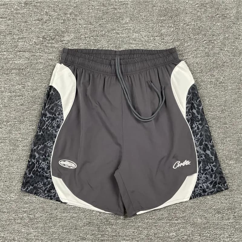 Corteiz Track Shorts Leopard Panel