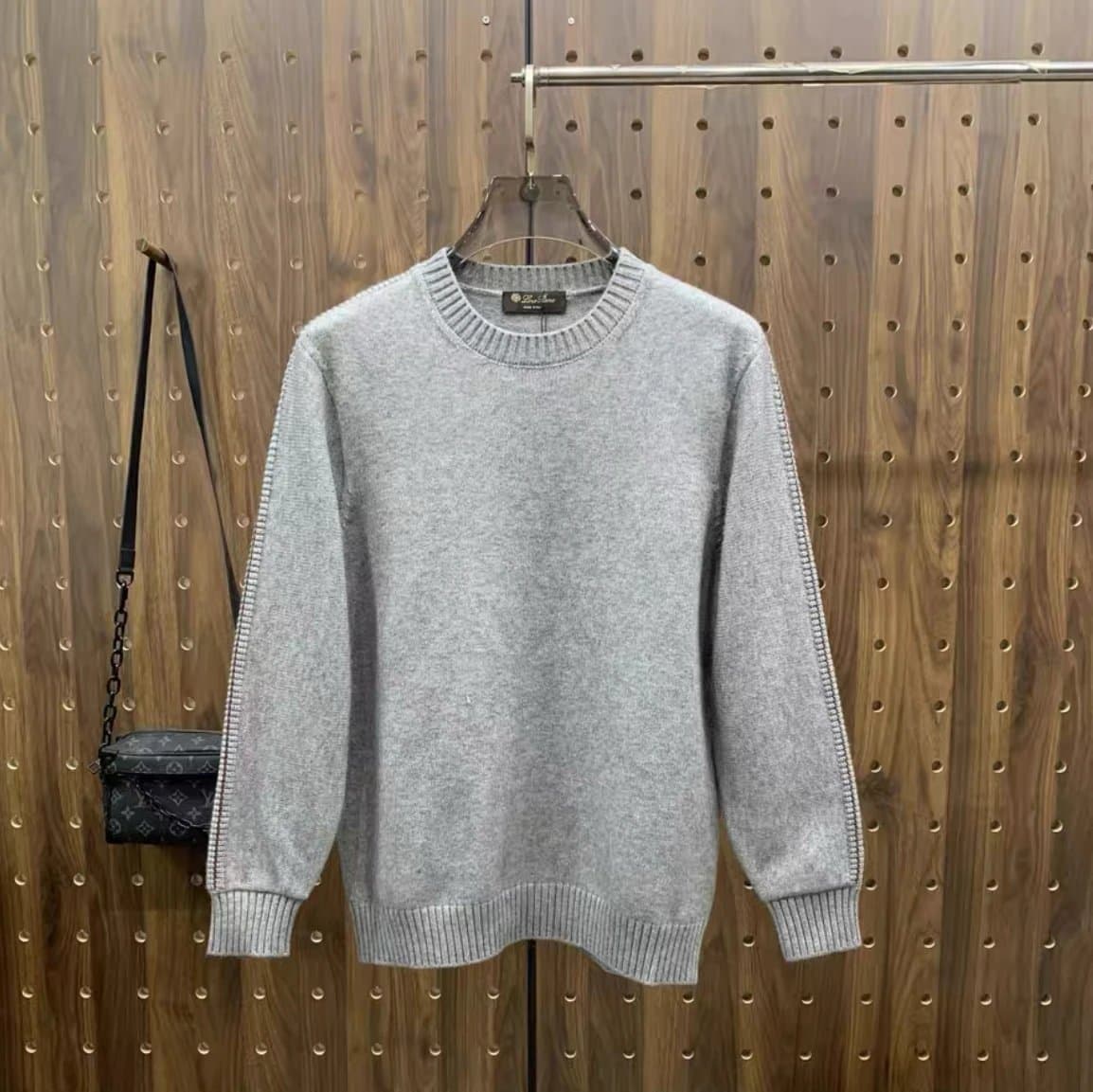 Louis Vuitton Crewneck Sweater Ribbed Sleeve Detail