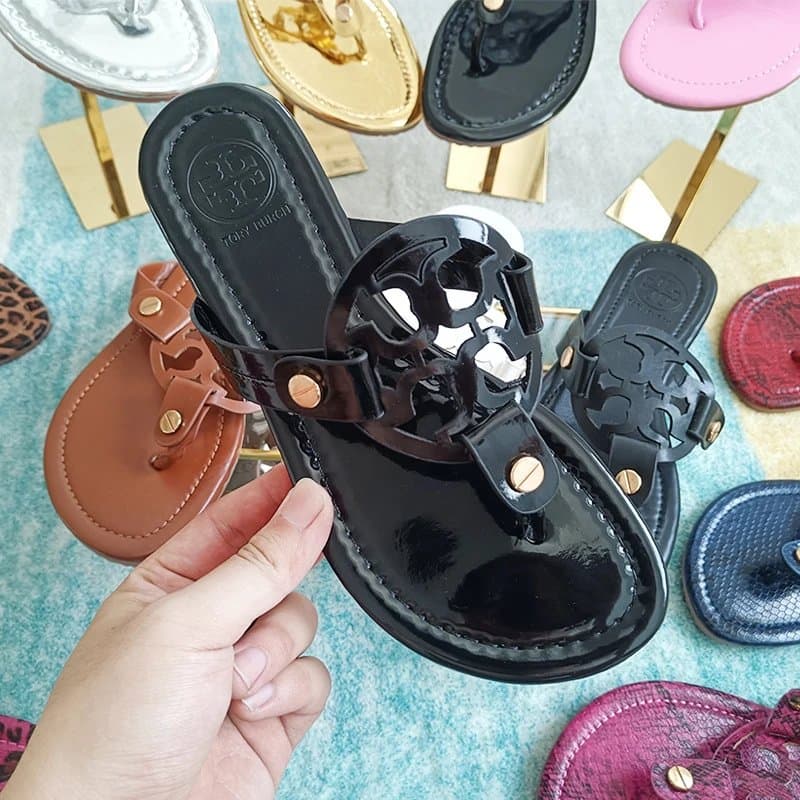 Tory Burch Miller Sandal Logo Thong