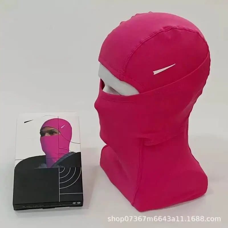 Nike Face Cover Swoosh Logo — 均码 · 玫红【带盒+带标】
