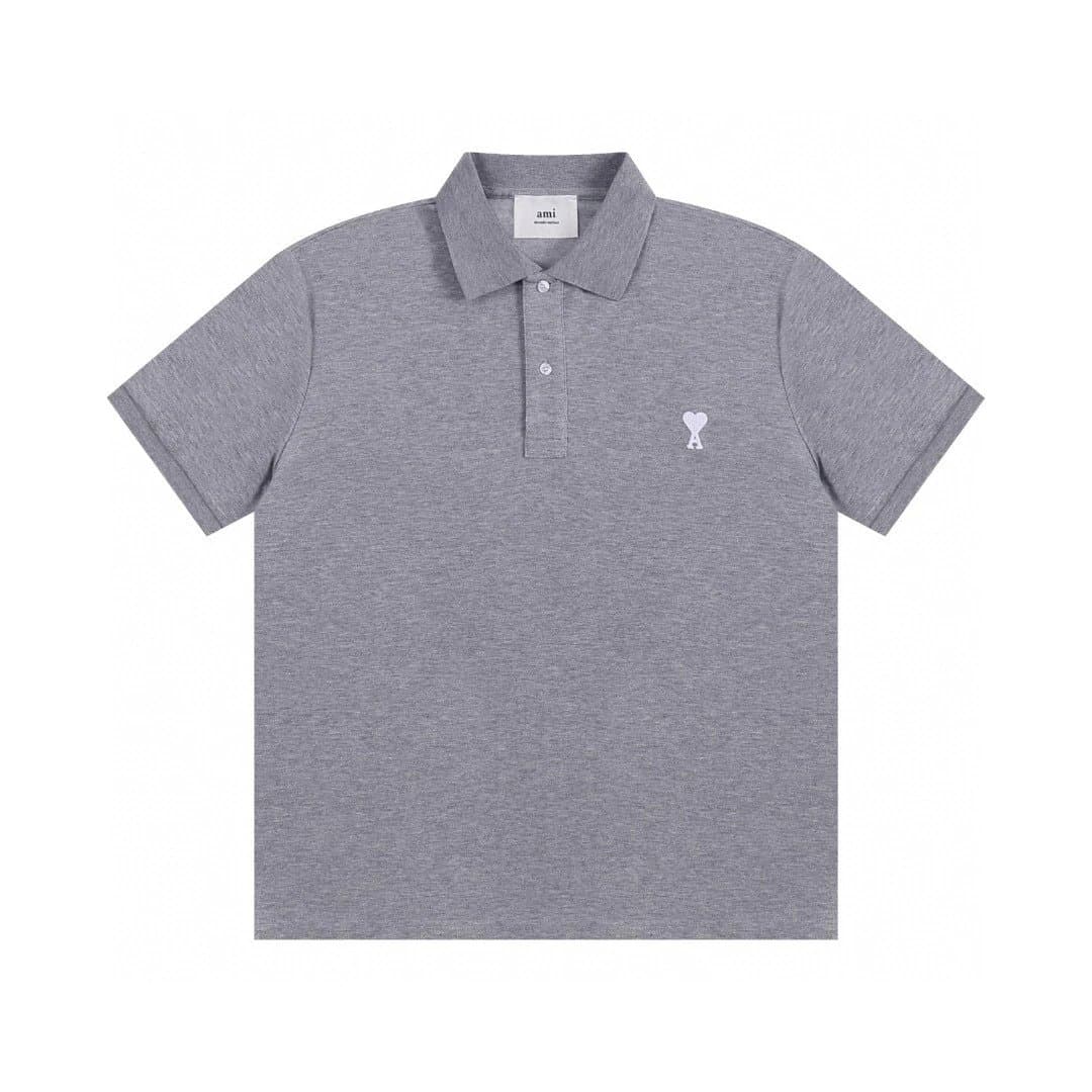 AMI Paris Polo Shirt Heart Logo