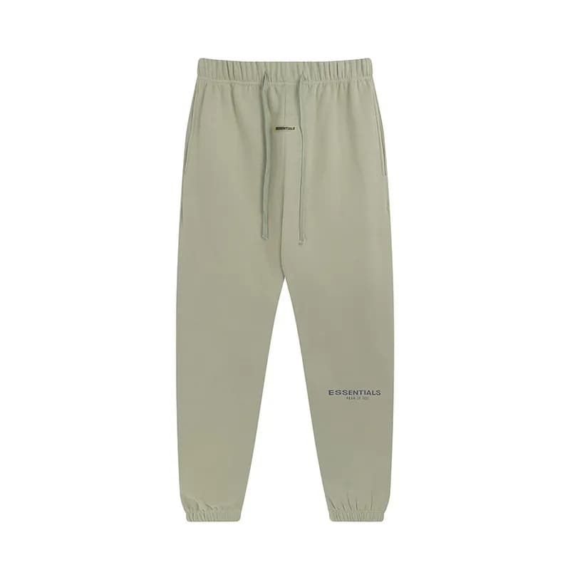 Hoodie and Joggers Set Fear of God Essentials Logo — 558绿