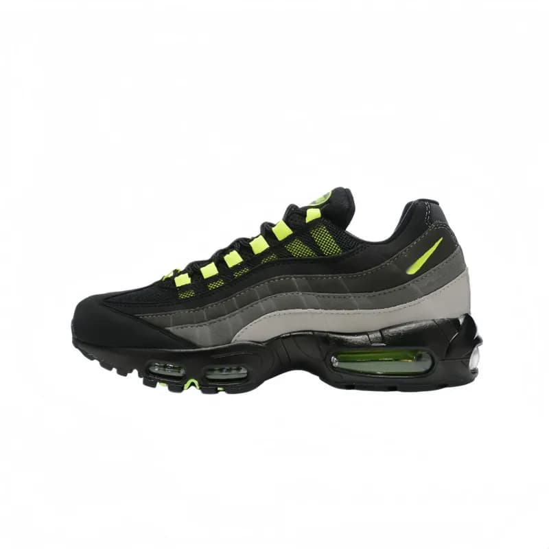 Nike Air Max 95 Triple White — 95款黑灰荧光绿勾38-46