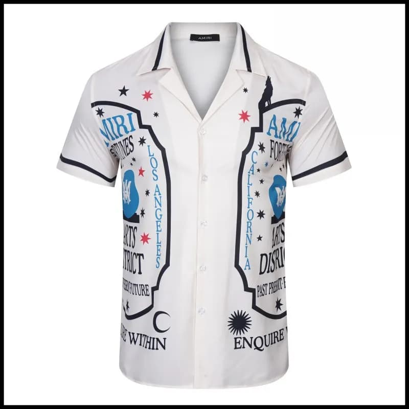 Logo Print Shirt All-Over AMIRI Logo — 9509