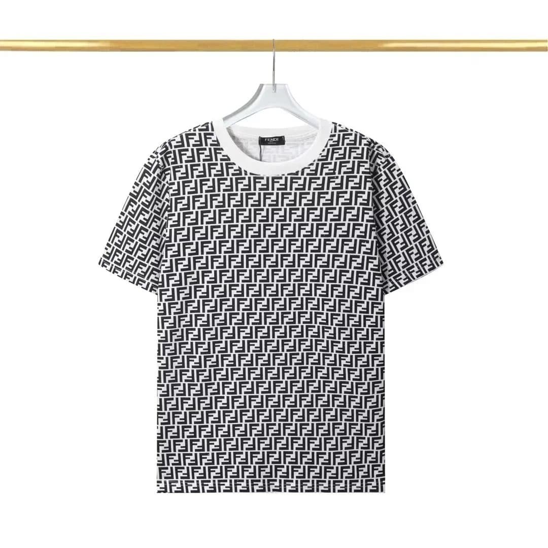 Fendi FF Logo T-Shirt All-Over Print