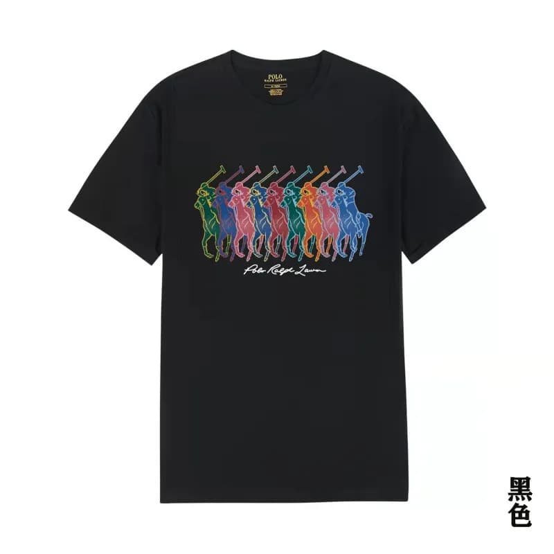 Polo Ralph Lauren Polo Bear T-Shirt Rainbow Pony Graphic