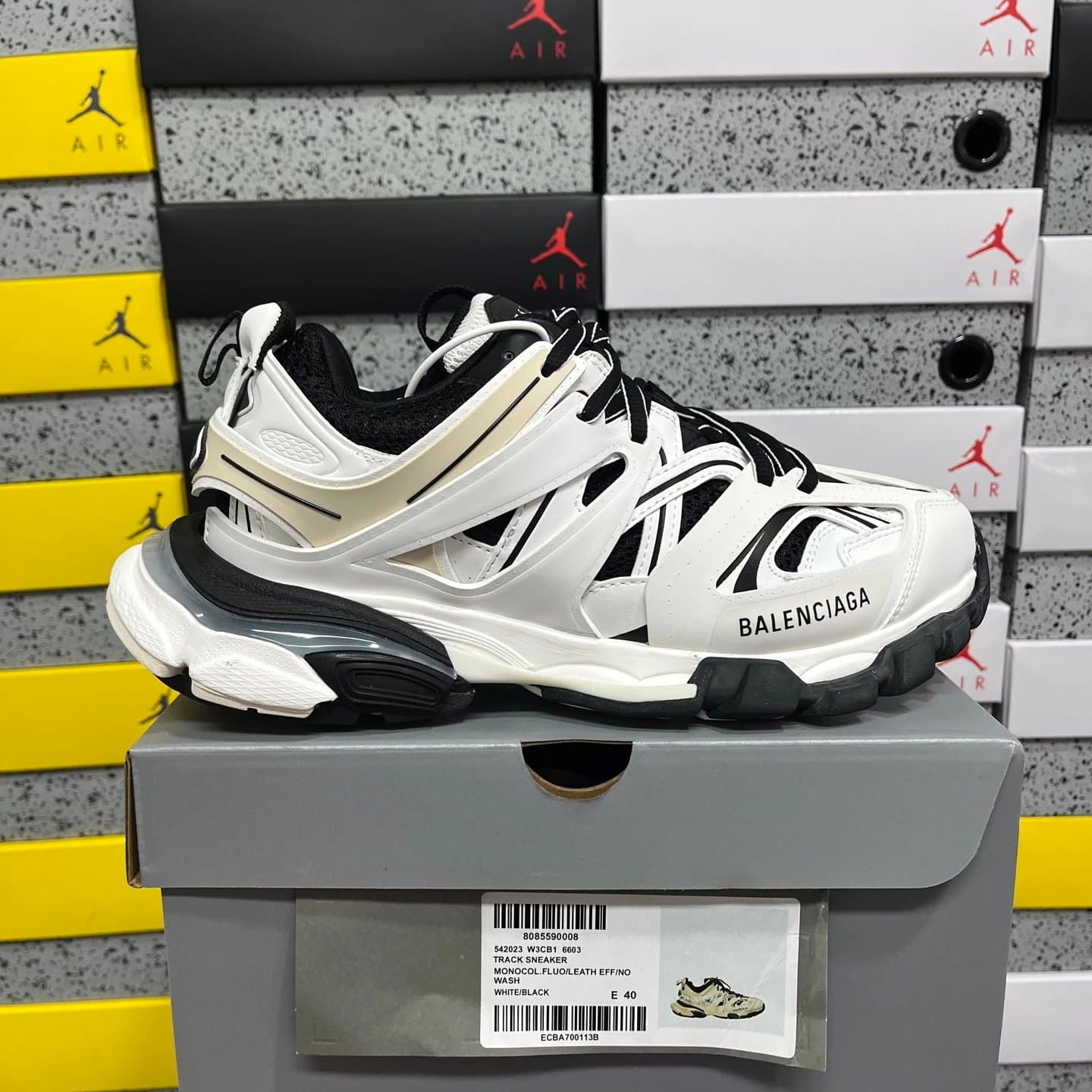 Balenciaga Track Sneaker Monocolor — VG · 白黑 B1 6603