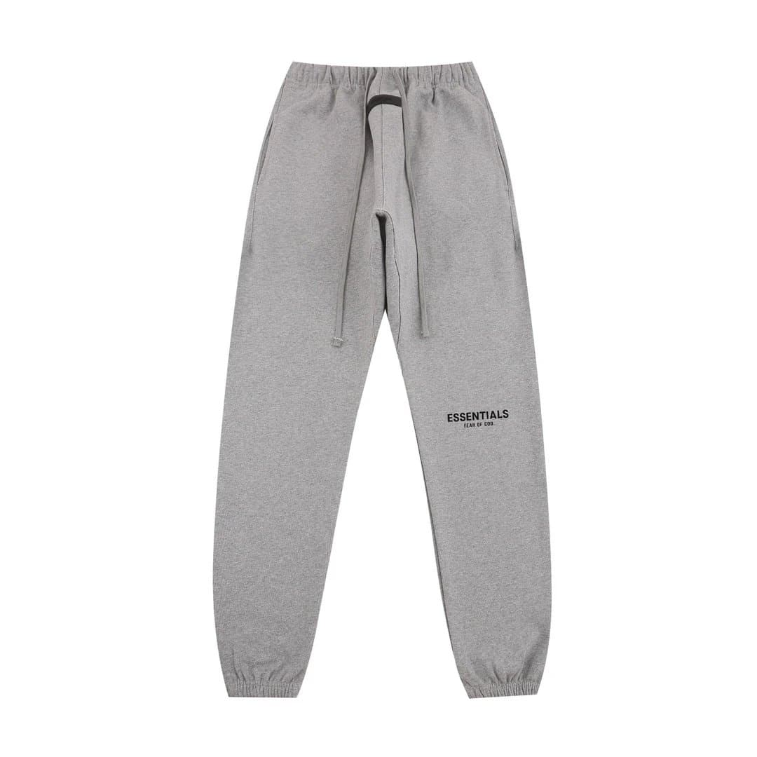 Fear of God Essentials Sweatpants Essentials Logo — K-702深灰色
