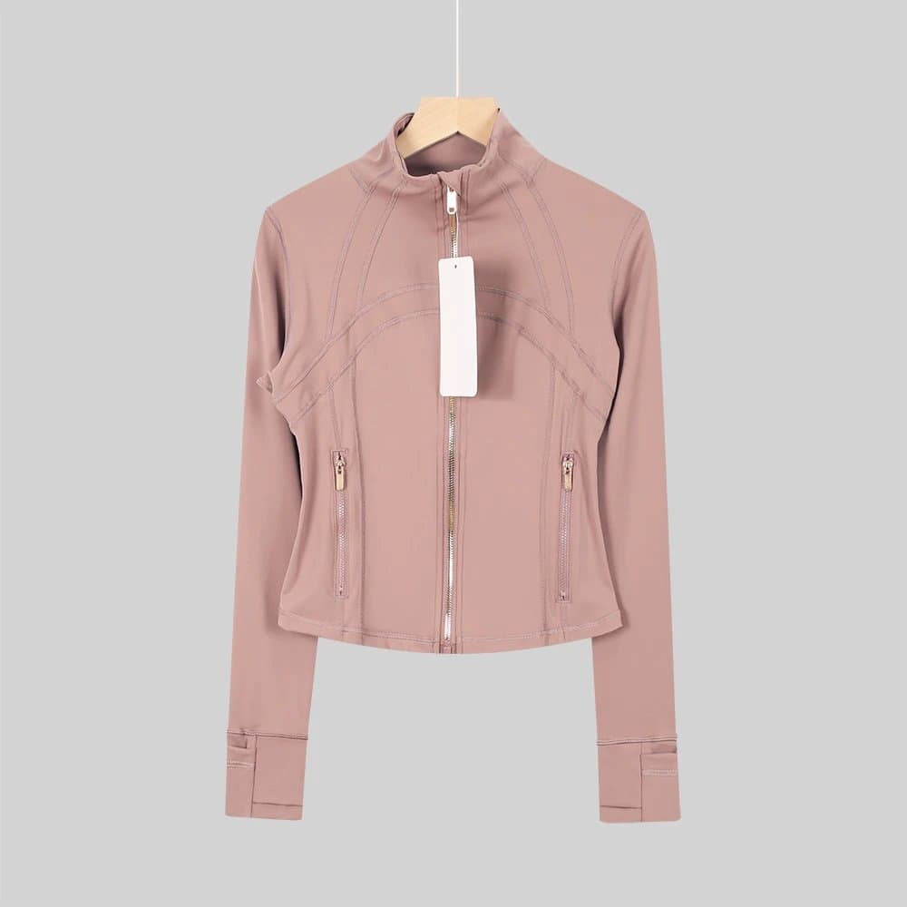 Lululemon Define Jacket High-Neck Zip-Up — 暮色玫瑰金