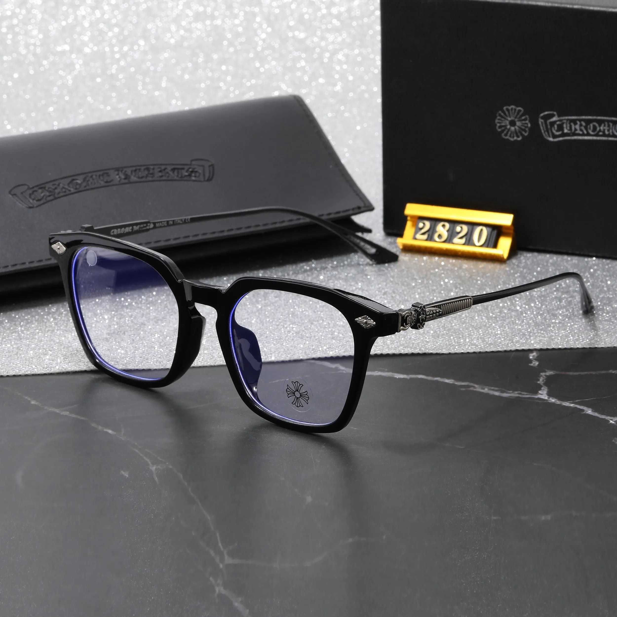 Chrome Hearts Optical Frame Cross Motif Temple