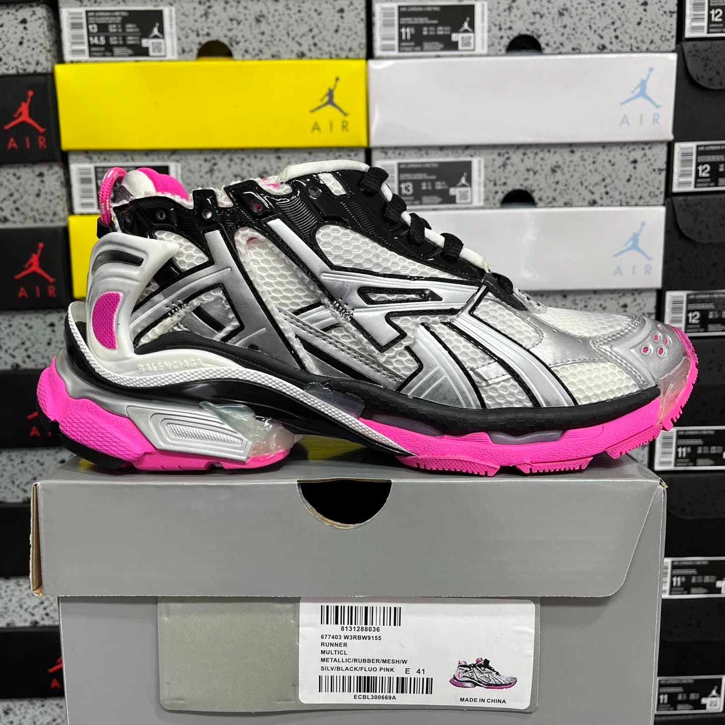 Balenciaga Speed Trainer Multicolor — XA · 七代银粉W9155