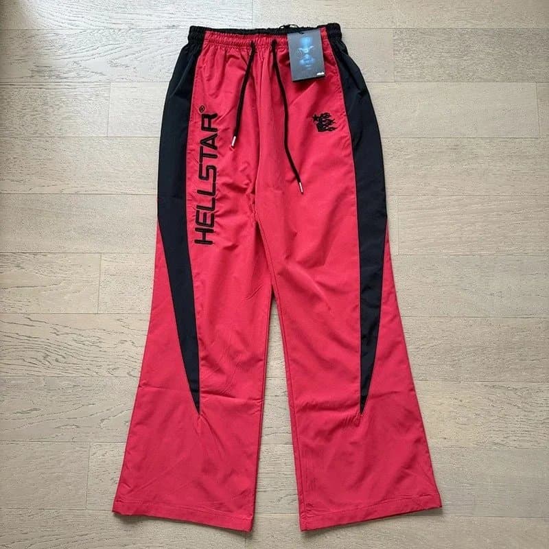 Flared Sweatpants Hellstar Graphic Print — A8