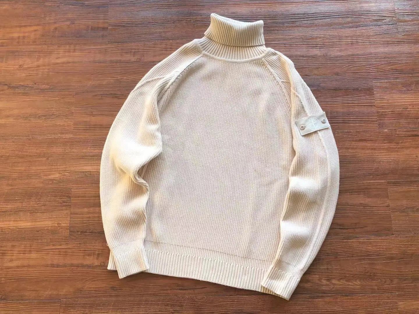 Stone Island Zip-Up Knit Sweater Classic — 33