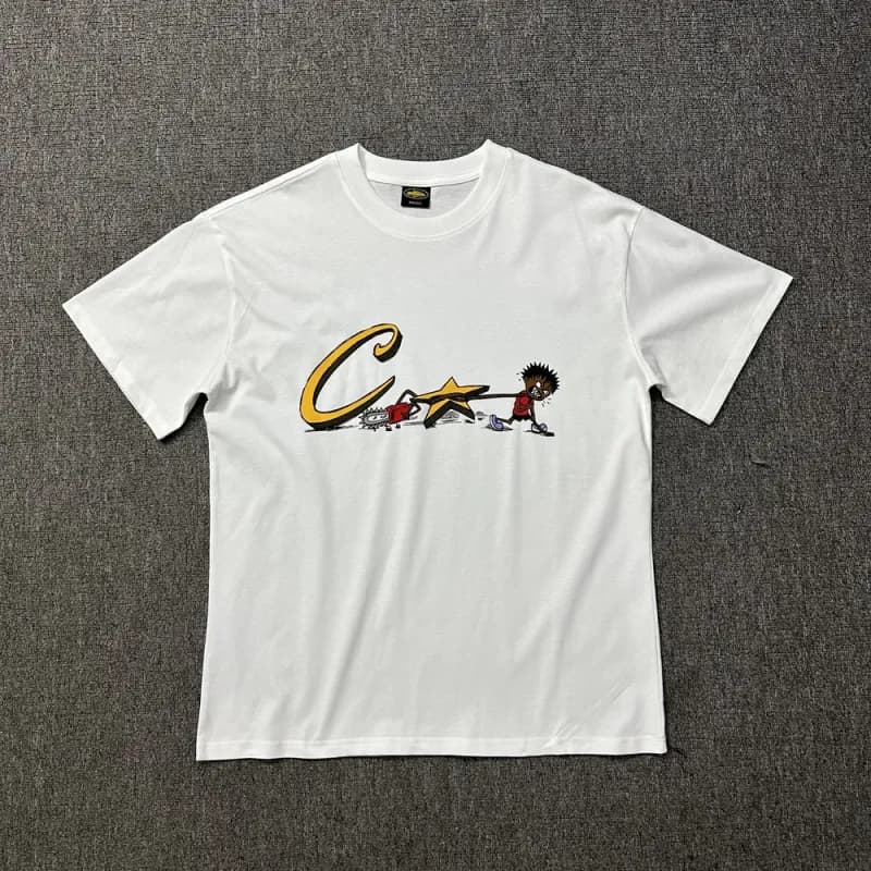 Graphic Tee Corteiz Logo Print